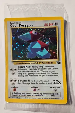 Pokemon TCG Card - Cool Porygon Promo Black Star #15 (NEW, SEALED!!) - Image 3