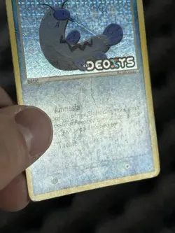 Barboach 54/107 Common EX Deoxys Stamped Holo Pokemon Card PLAYED - Image 3