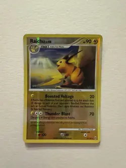 Pokemon Card - Raichu Undaunted 33/90 Reverse Holo - Image 1