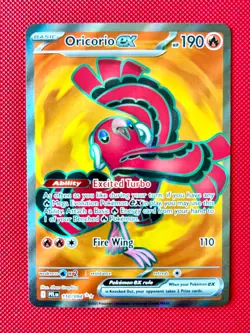 Oricorio ex 110/094 Me02: Phantasmal Flames Ultra Rare Pokemon card NM - Image 1