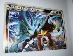 Pokemon TCG Unleashed Suicune and Entei Legend Top 94/95 Holo Card Lp+ - Image 1