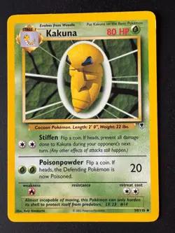 Kakuma Pokemon Uncommon Card Legendary Collection 50/110 - 2002 - Image 1