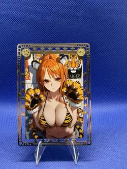 One Piece - Nami - Metal waifu card - Image 1
