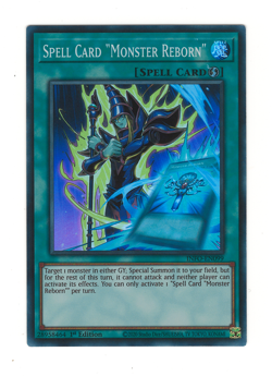 Spell Card "Monster Reborn" INFO-EN099 NM Super Rare 1st Edition Yu-Gi-Oh! - Image 1