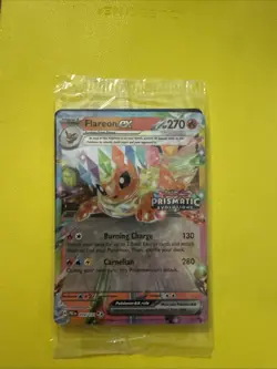Flareon ex - (Prismatic Evolutions Stamp) 014/131 Miscellaneous Cards Holo - Image 1