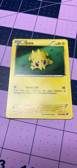 Pokemon TCG Joltik 45/114 Black & White Regular Card - Image 1