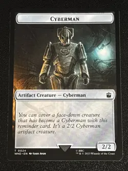 MTG Universes Beyond: Doctor Who Dalek/Cyberman Double-Sided Token 0012/0024 NM - Image 2