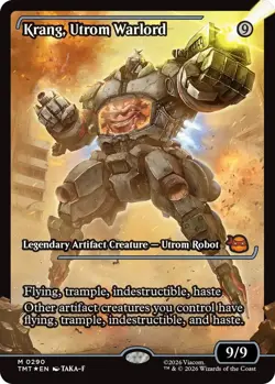 MTG Krang, Utrom Warlord - Foil - Showcase, NM-Mint, English Teenage Mutant Ninj - Image 1