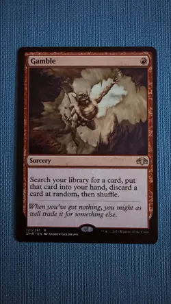 Gamble - 121/261 Dominaria Remastered - Magic: the Gathering - Image 1