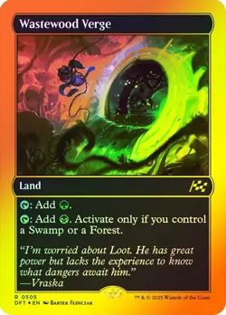 Wastewood Verge First Place Foil Aetherdrift NM MTG - Image 1