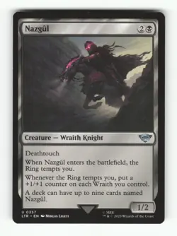 Nazgul U The Lord of the Rings: Tales of Middle earth 337 LP Normal MTG - Image 1