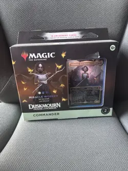Mtg Duskmourn House of Horror Commander Deck Miracle Worker - Image 1