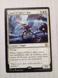 MTG Angel of Glory's Rise 79 R MIC Innistrad Midnight Hunt Commander NM Magic - Image 1