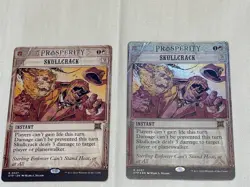 2 x mtg Skullcrack, 1 is foil, Outlaws Thunder Junction Breaking News, unplayed - Image 1
