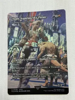 mtg borderless foil Vaan Aspiring Sky Pirate, Final Fantasy through the ages - Image 1