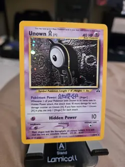 Unknown A 14/75 Pokemon Neo Discovery Holo Rare Card - LP. Scratch On Front - Image 1