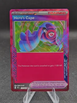 Hero's Cape (Ace Spec) 152/162 Pokemon Temporal Forces - NM - Image 1