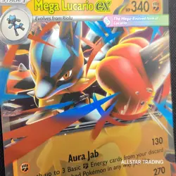 Jumbo - Mega Lucario EX 12 Pokemon Mega Evolution - Pokemon ME Black Star Promo - Image 2