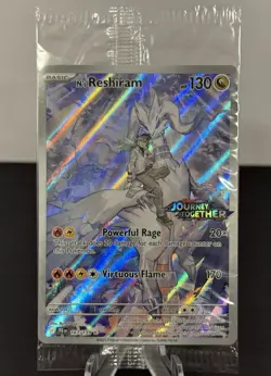 Pokemon TCG N's Reshiram 167/159 Journey Together IR 2025 [SEALED/STAMPED/NM] - Image 1