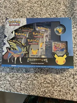 Pokemon TCG Celebrations Deluxe Pin Collection Box - Image 1