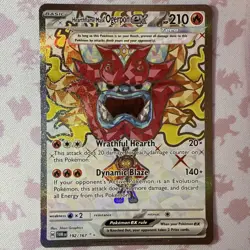 Pokemon TCG Hearthflame Mask Ogerpon EX Twilight Masquerade 192/167 - Image 1
