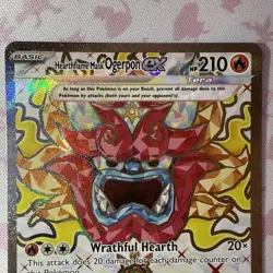 Pokemon TCG Hearthflame Mask Ogerpon EX Twilight Masquerade 192/167 - Image 3