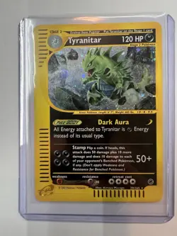 Pokemon TCG Tyranitar Expedition Base Set 029/165 Holo Rare - Image 1