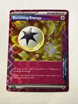 Enriching Energy 191/191 Sv08: Surging Sparks Holo Pokemon TCG NM - Image 1