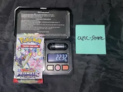 Very Heavy! 22.32g Pokemon PRISMATIC EVOLUTIONS 🔥 Booster Pack New Sealed - Image 1