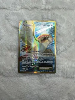 Pokemon TCG Pidgeot EX 104/108 Evolutions Full Art Ultra Rare Holo Card NM - Image 1