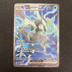 Pokemon TCG Black Kyurem EX 218/191 Full Art Ultra Rare Holo Surging Sparks - Image 1