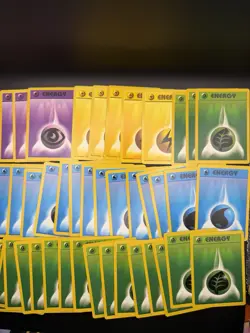 Vintage Pokemon TCG Bulk Energies - Base - Jungle - Team Rocket - Fossil - Gym - Image 1