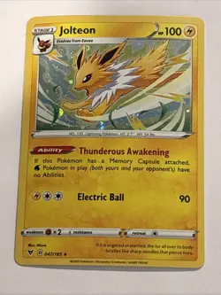 Pokemon TCG - Jolteon 047/185 - Cosmos Promo Holo Rare - Vivid Voltage *NM - Image 1