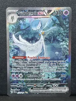Pokemon Gardevoir EX TCG Sir Special Illustration Rare Paldean Fates - Image 1