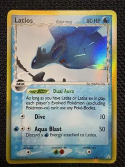 Pokemon TCG Latios Holon Phantoms Delta Species Holo 12/110 Rare LP Excellent - Image 1