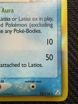Pokemon TCG Latios Holon Phantoms Delta Species Holo 12/110 Rare LP Excellent - Image 4