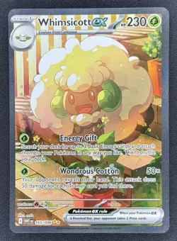 Pokemon Whimsicott ex White Flare Special Illustration Rare 165/086 - Image 1