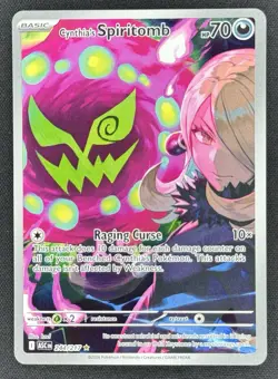 Pokemon Cynthia's Spiritomb 244/217 Set 2026 Basic 70 HP Full Art Rare English - Image 1