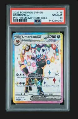 2025 POKEMON SVP PROMO PRE PREMIUM FIGURE COLLECTION #175 ESPEON EX PSA 10 - Image 1