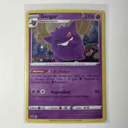 Pokemon Gengar Promo SWSH052 S&S Black Star Holo Rare - Image 1