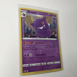 Pokemon Gengar Promo SWSH052 S&S Black Star Holo Rare - Image 2