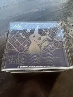 Pokemon Center ETB – Paldean Fates - Factory Sealed - Acrylic Included - Image 1