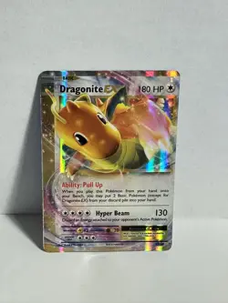 Misprint Pokemon Miscut Dragonite-EX XY Evolutions 72/108 TCG - Image 1