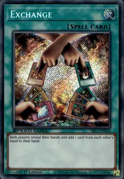 Exchange Speed Duel 1st Ed Secret EU SBC1-EN116 Yu-Gi-Oh! - Image 1