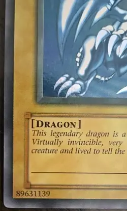 Blue-Eyes White Dragon SDK-001 Faded Misprint LP - Image 5