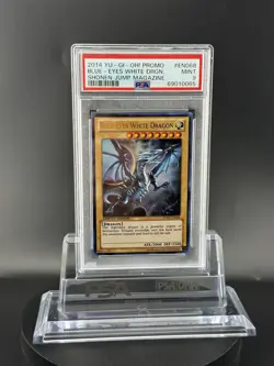 2014 Yu-Gi-Oh! Shonen Magazine Blue-Eyes White Dragon Promo JUMP-EN068 PSA 9 - Image 2