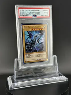 2014 Yu-Gi-Oh! Shonen Magazine Blue-Eyes White Dragon Promo JUMP-EN068 PSA 9 - Image 4