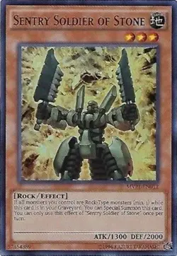 Sentry Soldier of Stone - MVP1-EN012 - Ultra Rare - Unlimited Edition Lightly Pl - Image 1