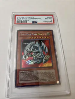 Yu-Gi-Oh Blue Eyes Toon Dragon PSA 8 SRL-000 PSA 8 - Image 2