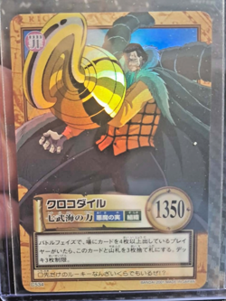 BANDAI One Piece Hyper Battle C534 CROCODIL HOLO FOIL SCARCE EARLY CARD VINTAGE - Image 1